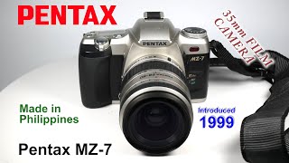 1999 Pentax MZ7  35mm Film Camera [upl. by Tench839]