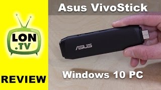 ASUS VivoStick Review  Windows 10 Stick PC  TS10B017D [upl. by Sher]