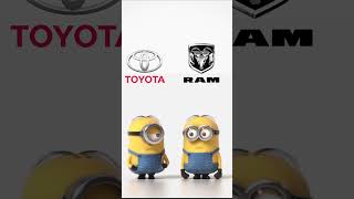 Toyota Hilux vs Ram trx minnions styletrending tiktok toyota status ram [upl. by Kellia]