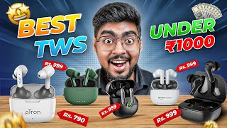 Top 5 Best TWS Earbuds Under ₹1000 [upl. by Eiznekcm178]