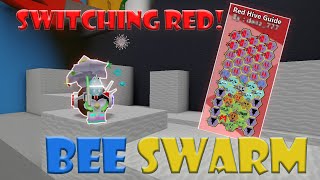 SWITCHING RED HIVE BEE SWARM SIMULATOR [upl. by Mab]