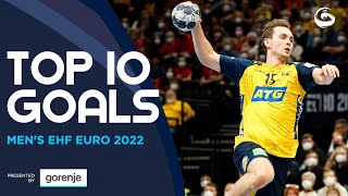 Top 10 Goals of the Mens EHF EURO 2022 [upl. by Eehc]