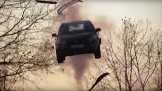 Launching a Car With An Air Cannon Top Gear [upl. by Naliorf]