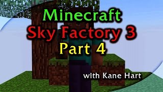 Sky Factory 3  Part 4  Tinkers Construct Smeltery Tinkers Metal Parts [upl. by Ayal]