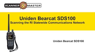 Uniden Bearcat SDS100 scanning the RI Statewide Communications Network [upl. by Olav]