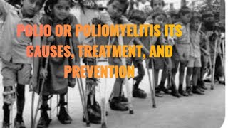 Polio or Poliomyelitis its causes treatment and prevention General Science and Ability css pms [upl. by Etnohc462]