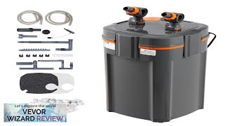 VEVOR Aquarium Filter 225GPH 2Stage Canister Filter 55 Gallon UltraQuiet Internal Review [upl. by Anil781]