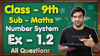 Class 9 Maths Ex 12 Q1 to Q4  Chapter 1 Number system  NCERT  MKR [upl. by Llerod]