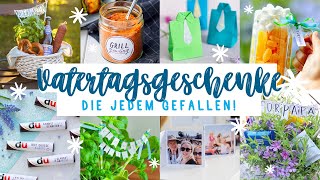 9 DIY VATERTAGSGESCHENKE selber machen und basteln 🎁  Ideen zum Vatertag  TRYTRYTRY [upl. by Lein]