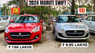 2024 Maruti Swift VXI vs ZXI Full Comparison 🔥  VXI aur VFM nahi hai 🥲 [upl. by Seys]