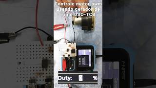 Controle de motor pwm com dsotc3 [upl. by Ayhay]