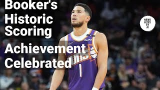 Devin Booker Achieves New NBA Scoring Milestone [upl. by Tonl]