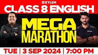 Class 8 English  Mega Marathon  Xylem Class 8 [upl. by Mercuri]