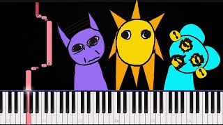 How to Play quotIncredibox SPRUNKED Horrorquot on Piano [upl. by Lenes]