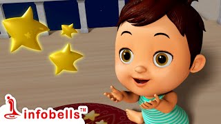 चंदा मामा चंदा मामा  Chandamama Chandamama  Hindi Rhymes for Children  Infobells [upl. by Blaze715]