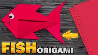 How To Make Easy Origami Paper Fish  paper fish in 3 minutes [upl. by Anastatius]