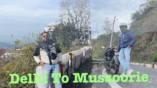 Delhi To Mussoorie By Road amritalbela rider ride [upl. by Price]