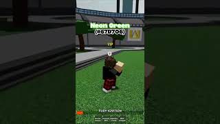 HBG Color Codes PT1  Heros Battlegrounds robloxherosbattlegrounds thestongestbattlegrounds [upl. by Heer710]