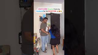 Snatching FOOD 🍔For Husband’s 😳REACTION 😂🤣😂 YtShorts shorts [upl. by Gnal853]