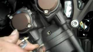 2009 Vmax spark plug removal tip [upl. by Aylsworth]