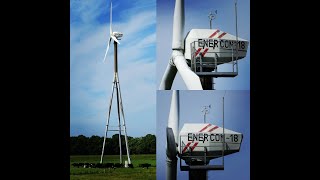 Ostfriesland Tour Enercon E18 and Nordtank NTK 300 wind turbines 19082020 [upl. by Tinya463]