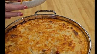 Beefy Ragu potato Bake with Cheesy Bechamel dinneridea recipe cooking [upl. by Bernadette]