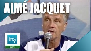 France 98  Aimé Jacquet après la victoire en 14 de finale  Archive INA [upl. by Eetak427]