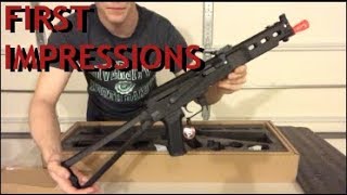 CYMA PP19 Bizon  Airsoft Unboxing First Impressions Shooting [upl. by Edyth]