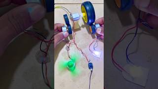 Fan LED light Power Motor Project shorts motor fan youtubeshorts dcmotor [upl. by Paulette]