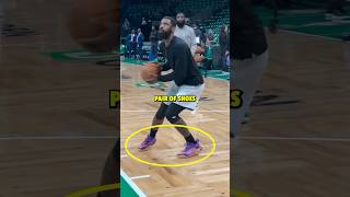 Kyrie has 2 different signature shoes 🤨 overtimemikey sneakers kyrieirving nba basketball [upl. by Oilut]