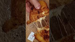 Crispy Gooey 3Cheese Grilled Cheese 🧀🍞😋 shorts grilledcheese [upl. by Alvira542]