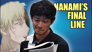 Nanami’s voice actor cried for his last line…it was incredible [upl. by Tedder]