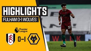 ADAMA WINS IT IN STOPPAGE TIME  Fulham 01 Wolves  Highlights [upl. by Htebiram]