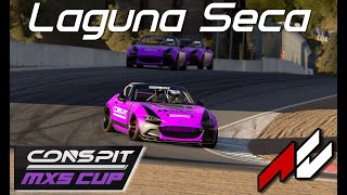 Assetto Corsa MX5 Cup  Laguna Seca  World Sim Series [upl. by Mindi]