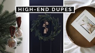 POTTERY BARN VS THRIFT STORE  DIY HIGH END HOME DECOR DUPES CHRISTMAS PREVIEW [upl. by Aretta]