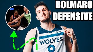 Leandro Bolmaro NBA Highlights en defensa  Diciembre 2021 [upl. by Aidile]