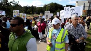 Dalian Atkinson march held in Telford [upl. by Horn]