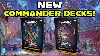 NEW Aetherdrift Precons REVEALED  MTG EDH Magic The Gathering [upl. by Dnilazor638]