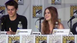 quotWhat was it like to kiss Dylan OBrianquot at the Teen Wolf panel SDCC 2013 [upl. by Nishom]