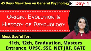 What is Psychology History of Psychology in hindi 45daysmarathon DAY 1 Mind Review [upl. by Ettevad]