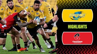 Super Rugby Pacific 2023  Hurricanes v Crusaders  Rd 15 Highlights [upl. by Sarena]