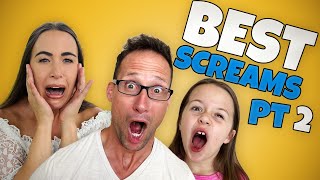 SCARIEST SCREAMS WITH THE MCCARTYS The best of themccartys scream compilation [upl. by Lrac461]