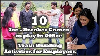 10 Icebreaker Games to play in Office  Team building games and Activities for employees2024 [upl. by Elizabet297]