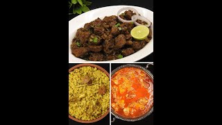 3 Best Mutton Recipes  Non Veg Recipes  Mutton  Pepper Mutton  Mutton Biryani  Mutton Curry [upl. by Allac456]