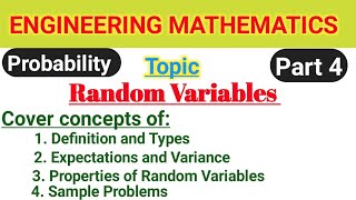 Random Variables  Probability  Tamil  TRB TANCET TNEB GATE [upl. by Rol]