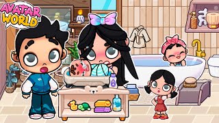 ¡ OFICIALMENTE MAMA DE 3 👶🍼  NUEVA RUTINA EN CASA CON MIS HIJOS👧👧👶 en AVATAR WORLD NALA 💞 [upl. by Agueda]