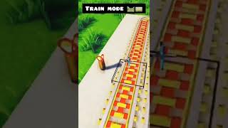 Minecraft how to make a train track mode Tutorial watch till end [upl. by Hanus263]