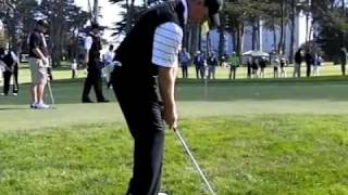 Ernie Els Chipping at Presidents Cup 2009Slow Motion [upl. by Branscum]