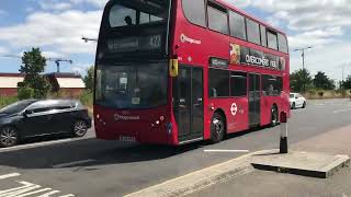 Assault alarm  10198 working the 422 to North Greenwich  Plumstead Road  Plumstead Station [upl. by Isman]