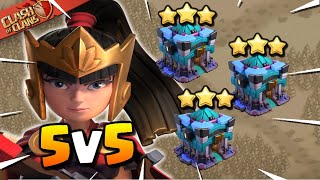 ONEHIVE vs KING JEFFREY  TH13 5v5 War Clash of Clans [upl. by Raphael616]